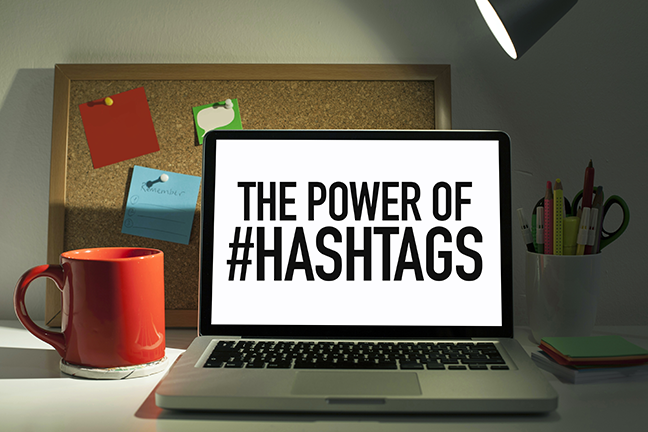 o poder das hashtags